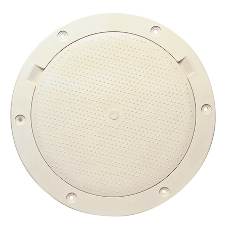 Beckson Marine 8" Non-Skid Pry-Out Deck Plate - Beige DP83-N